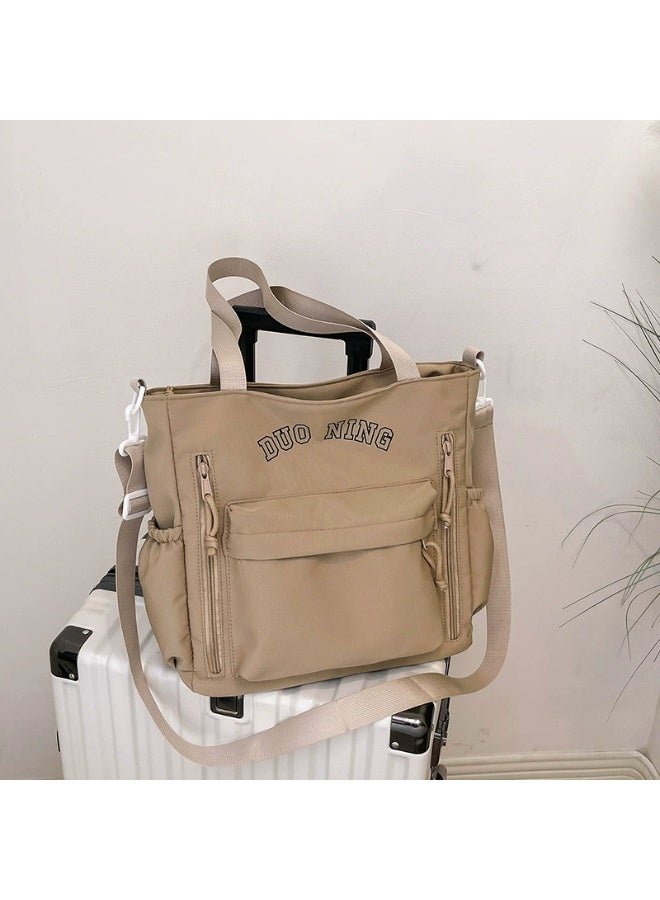 Women's Tote bag Waterproof Large Capacity Tote Bag,Multifunctional,Fashionable,Casual Crossbody Dumpling Shoulder Bag with Zipper Closure,Multi Pockets Shopping Satchel Bag, Portable Travel & Business Trip Storage Bag For Commuting Work,College Students & Everyday Use. - Image 1